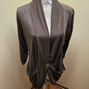 Expresso Women's One Button Cardigan